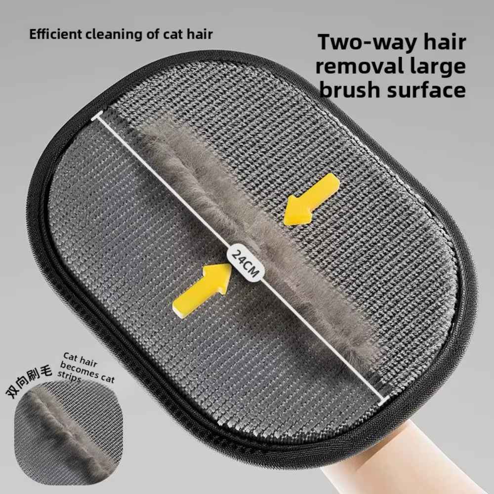 FurGone Duo Gloves – Double-Sided Electrostatic Pet Hair Removal & Grooming Gloves