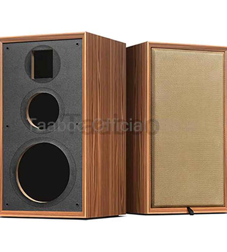 8 Inch Three-Way Labyrinth Speaker Empty Box Bookshelf Speaker Home Speaker DIY Hifi Audio Wooden Handmade Box Passive Speaker