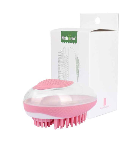 Dog Cat Bath Brush 2-In-1 Pet SPA Massage Comb Soft Silicone Pets Shower Hair Grooming Cmob Dog Cleaning Tool Pet Products