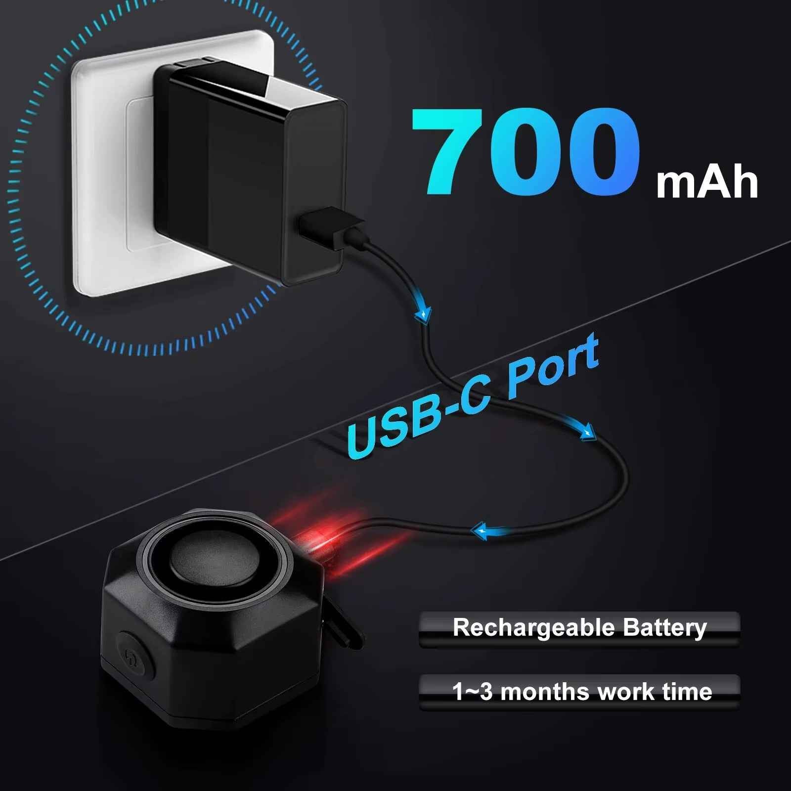 Ultimate Bike Guard™ – Wireless Vibration Alarm with Remote & USB Charging