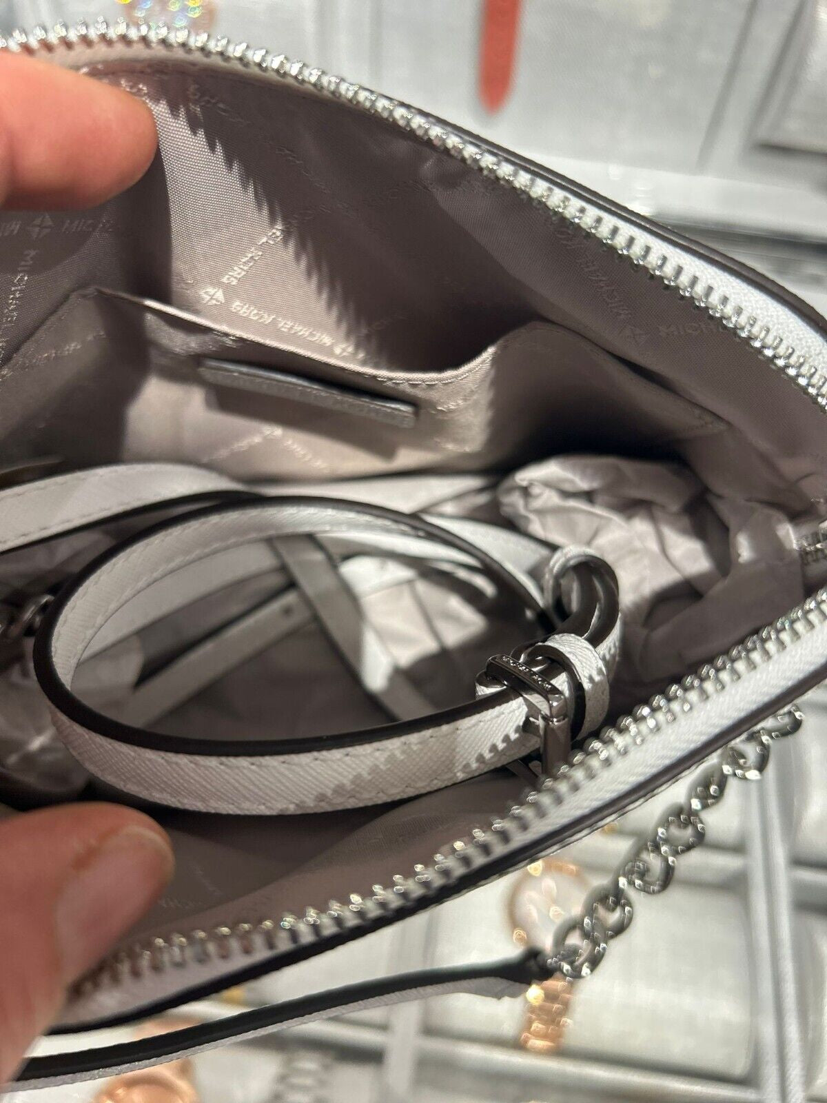 Michael Kors Lady PVC or Leather Crossbody Bag Handbag Messenger Purse Shoulder - Cedar Crate Collective