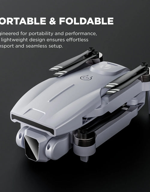 Load image into Gallery viewer, Skytrek GPS Foldable Video Drone with 1080P HD Camera, 2.8” Live Video Controller, Brushless Motors, Auto Return, and Travel Carry Case, Drone for Beginners, Aerial Photography, and Outdoor
