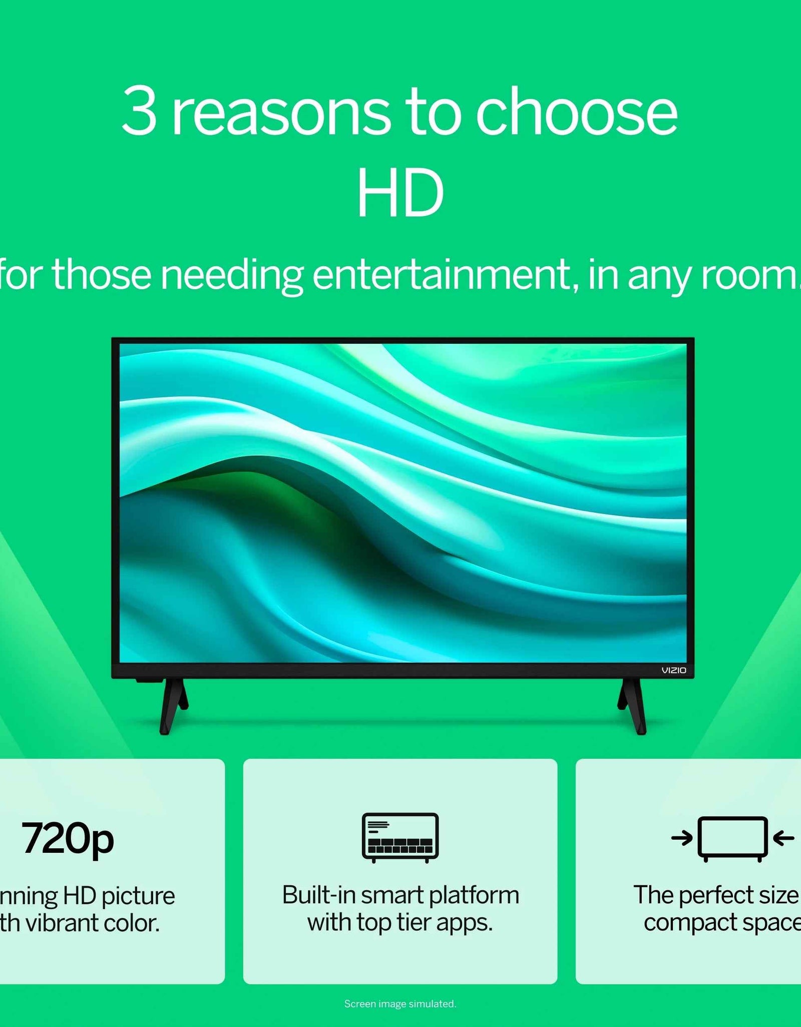 32” Class HD 720P LED Smart TV (VHD32M-08)