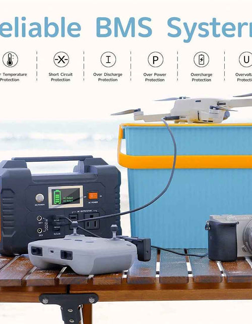 Load image into Gallery viewer, 200W Portable Power Station, 40800Mah Solar Generator, Portable Generator for Camping Travel Emergency
