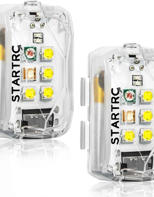 Load image into Gallery viewer, Drone Strobe Light, anti Collision Light, Rechargable Flash Led Lamp Light for FAA Drone Night Flying, Fits for DJI Mini 4 Pro, Avata 2,Mini 4K,Air 3, Mavic 3 and All RC Drones Accessory
