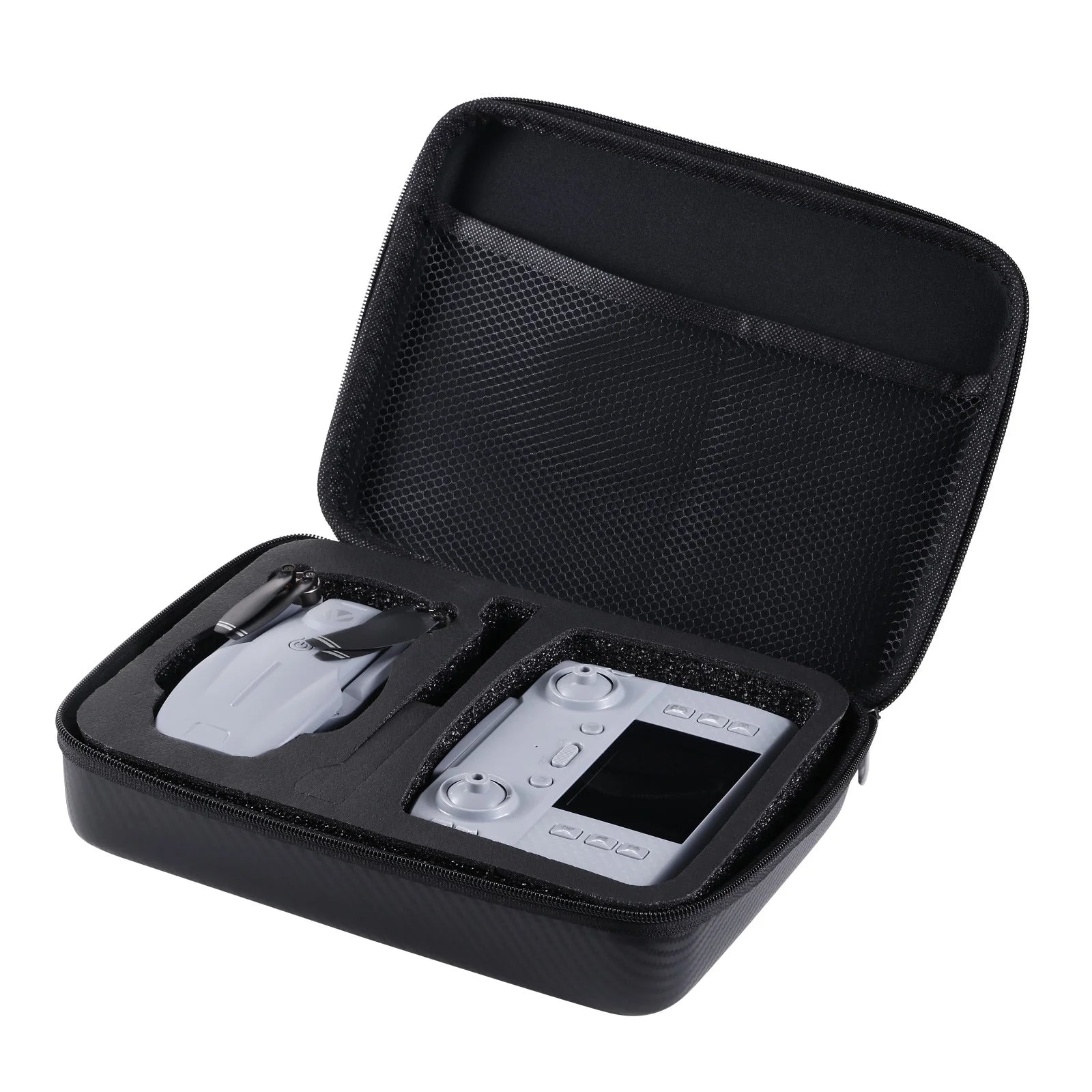 Skytrek GPS Foldable Video Drone with 1080P HD Camera, 2.8” Live Video Controller, Brushless Motors, Auto Return, and Travel Carry Case, Drone for Beginners, Aerial Photography, and Outdoor