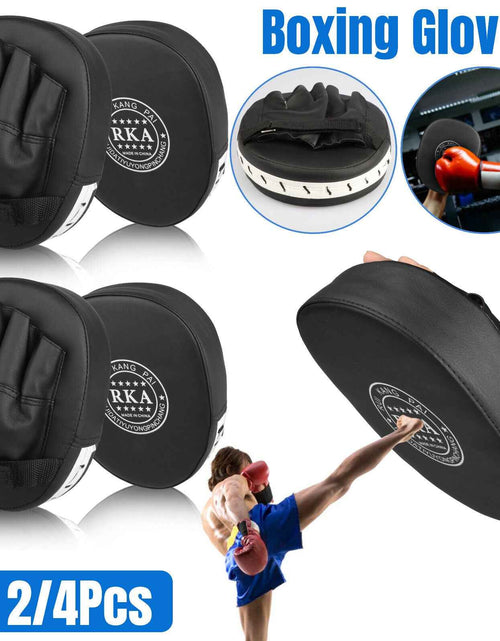 Load image into Gallery viewer, 2/4PCS Boxing Punching MMA Mitts PU Gloves Target Focus Pad Gear for Kickboxing
