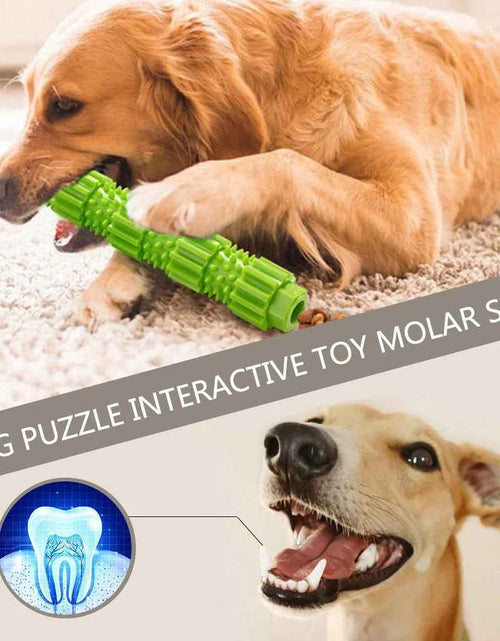 Load image into Gallery viewer, Dog Chew Toys for Aggressive Chewers,Treat Dog Dispensing Slow Feeder Durable Rubber Teeth Cleaning Tough Dog Puzzle Toys,Interactive Squeaky Dog Toy for Small/Medium Dogs"
