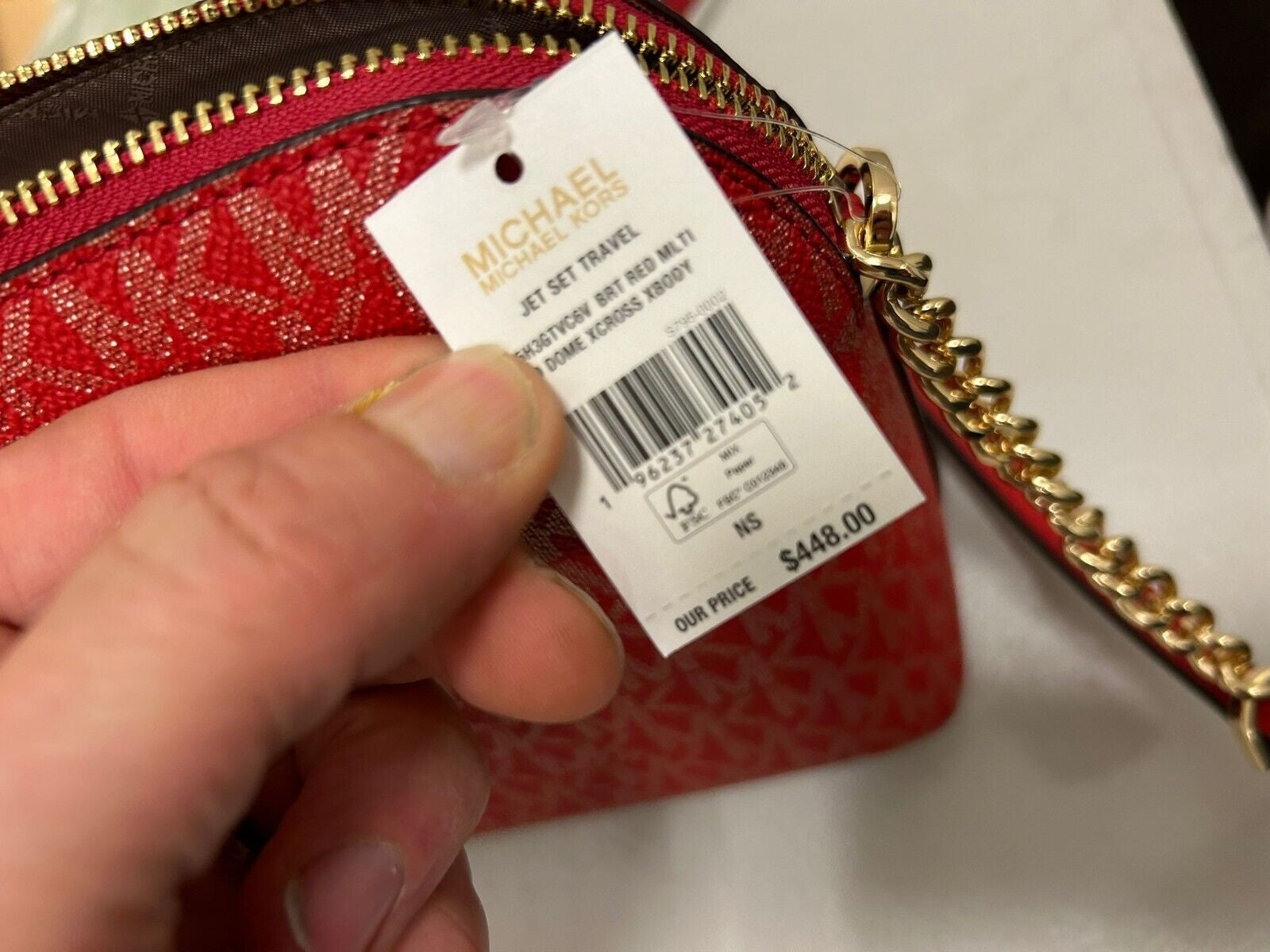 Michael Kors Lady PVC or Leather Crossbody Bag Handbag Messenger Purse Shoulder - Cedar Crate Collective